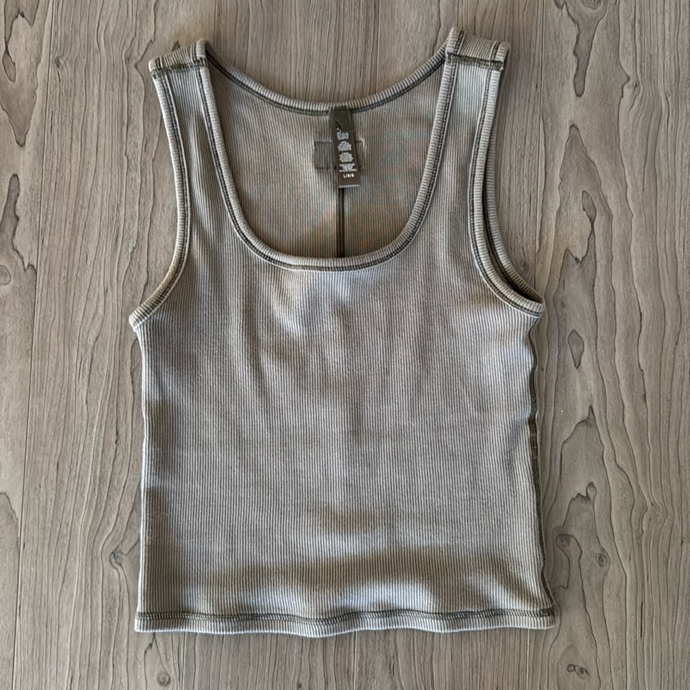 Skims Olive Green Tank Top